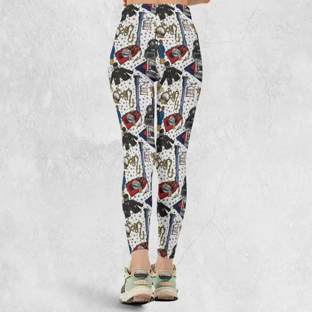 The Polar Express Christmas Movie Legging - 3