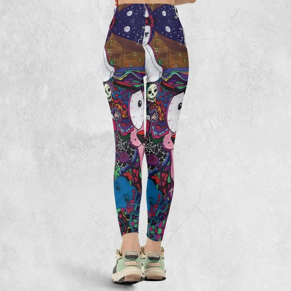Horror Characters Cowardly Dog Legging - 3