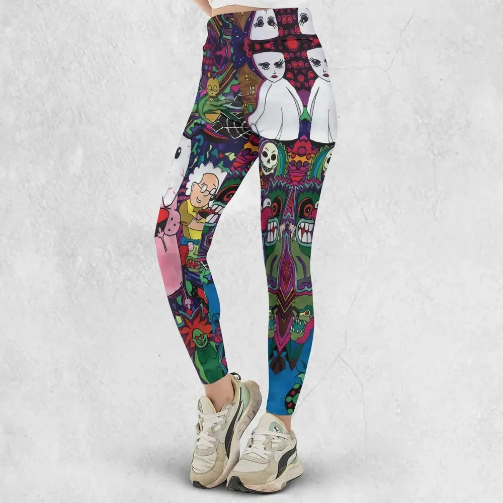Horror Characters Cowardly Dog Legging - 2