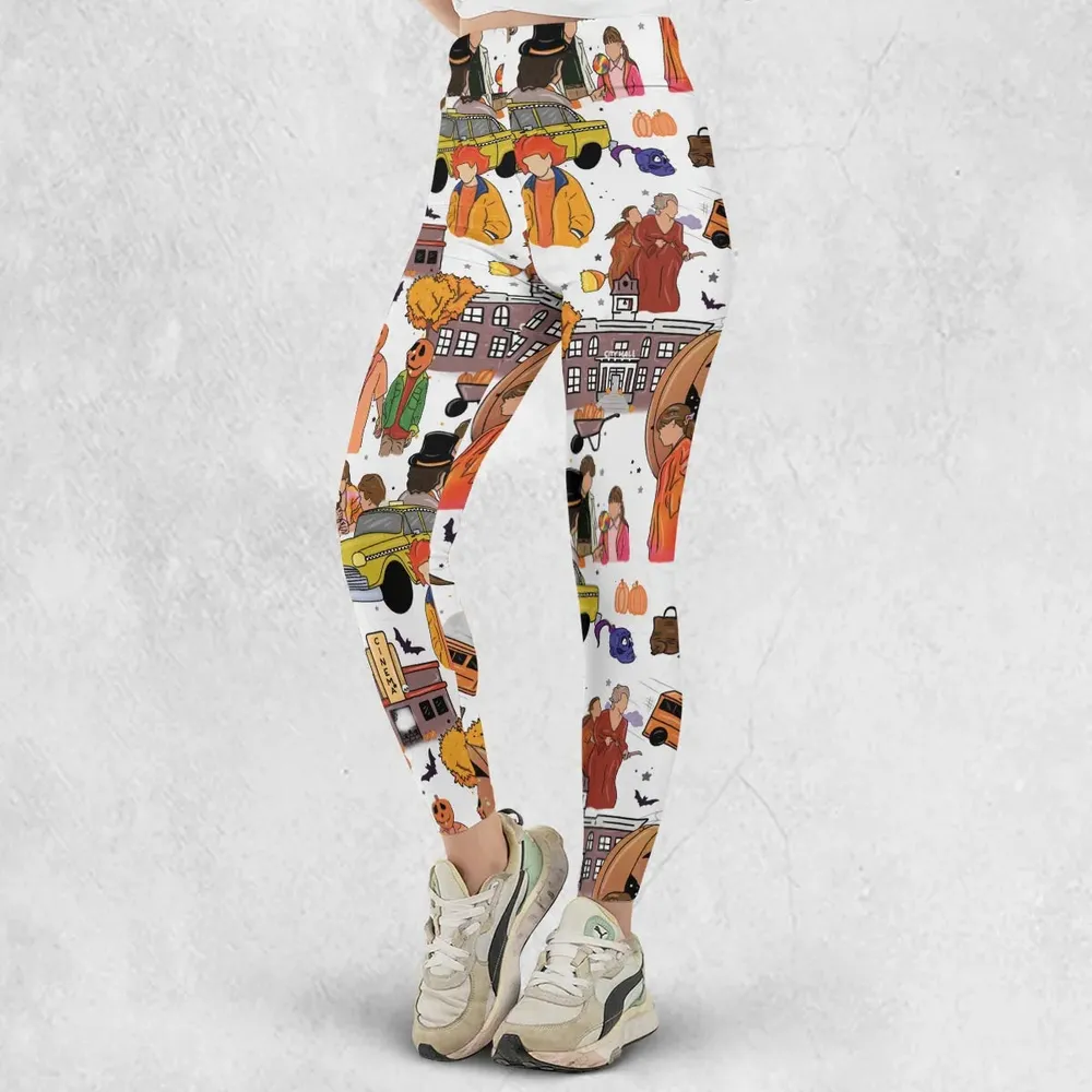 Fall Season Halloweentown Legging - 2