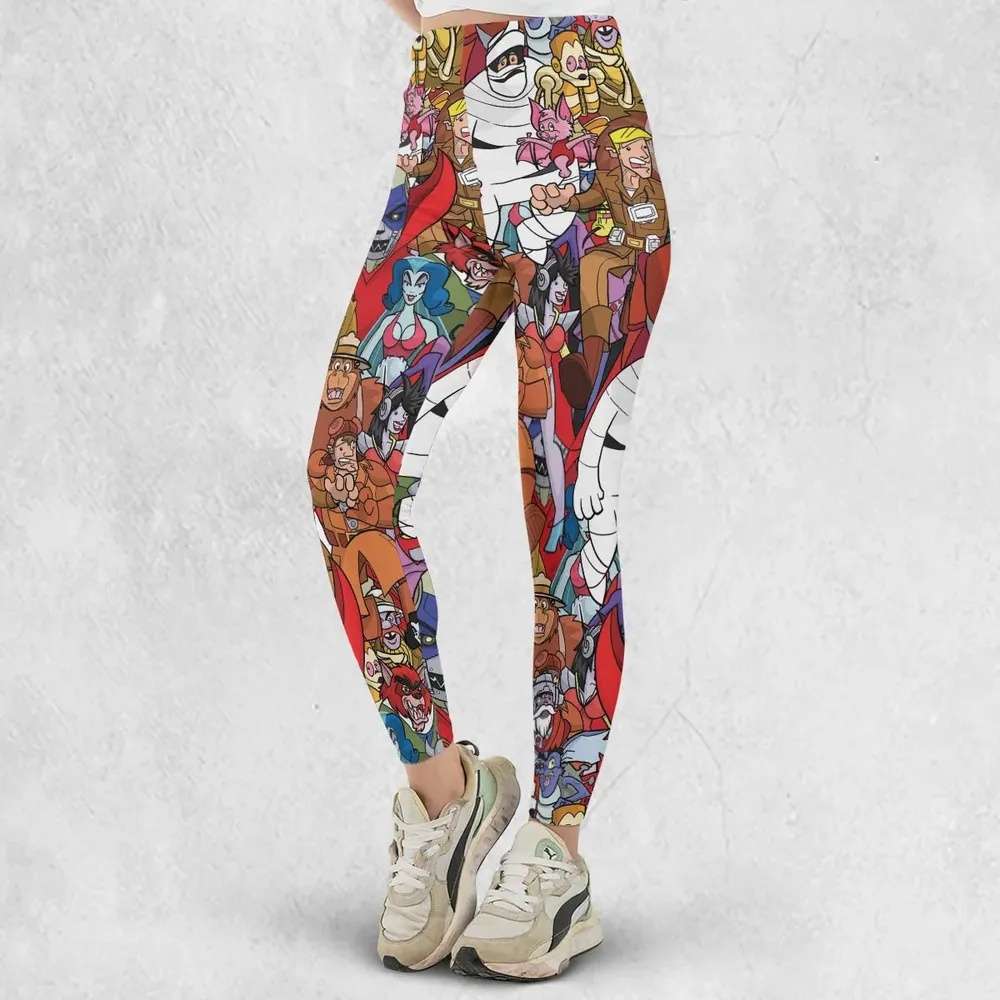 Ghostbusters Animated Series Characters Legging - 2