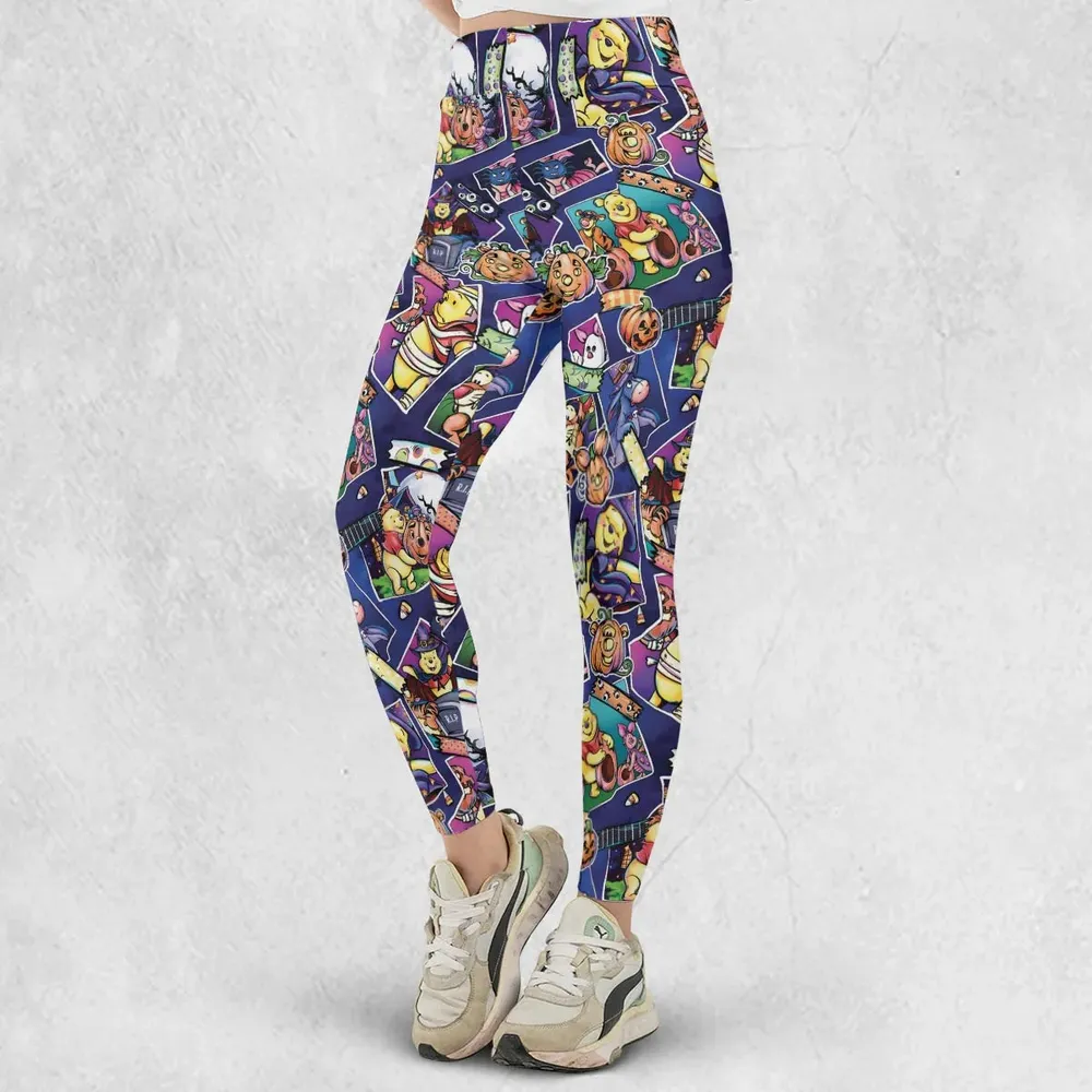 Pooh Bear Halloween Legging - 2