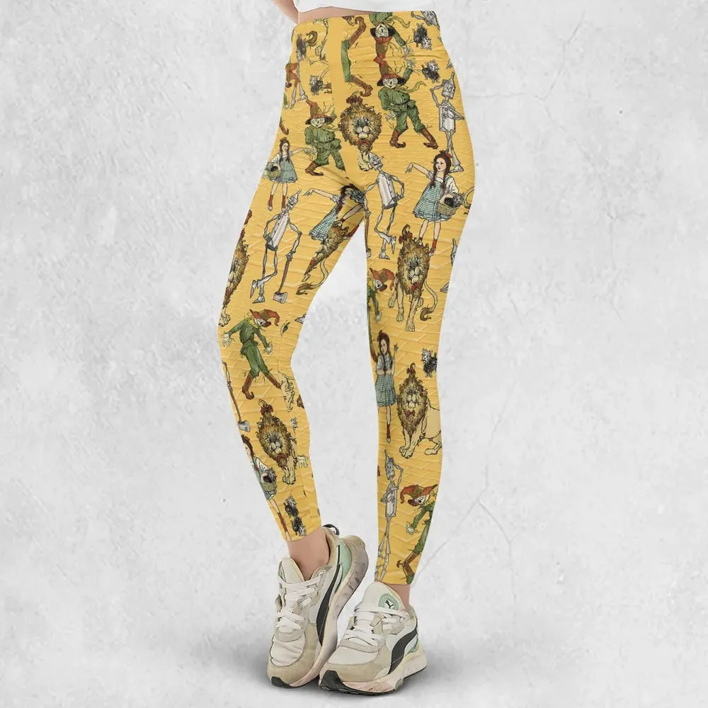 Magic Of Oz Characters Pattern Legging - 2