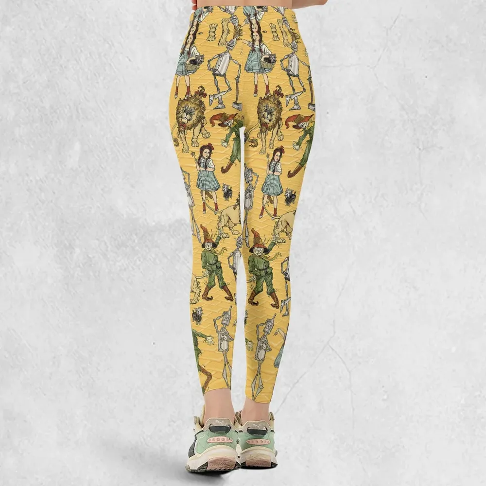Magic Of Oz Characters Pattern Legging - 3