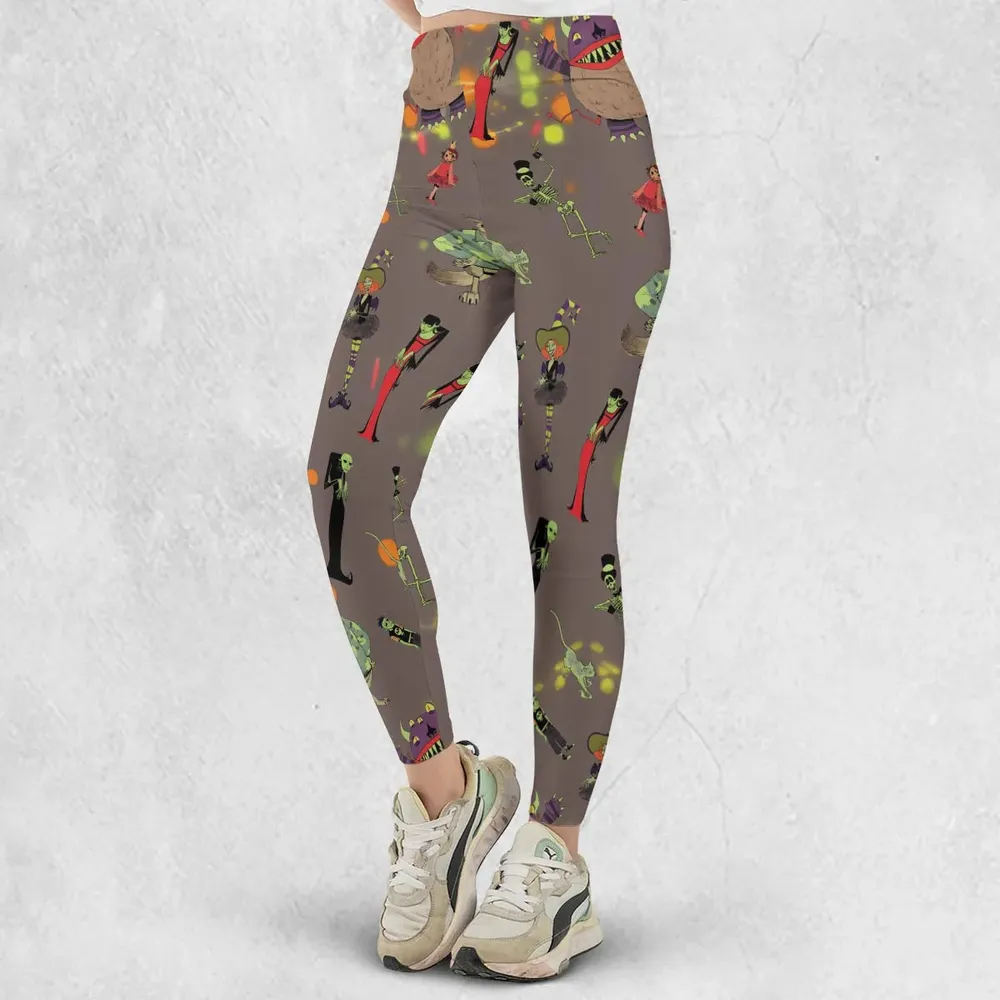 Scary Godmother Characters Legging - 2