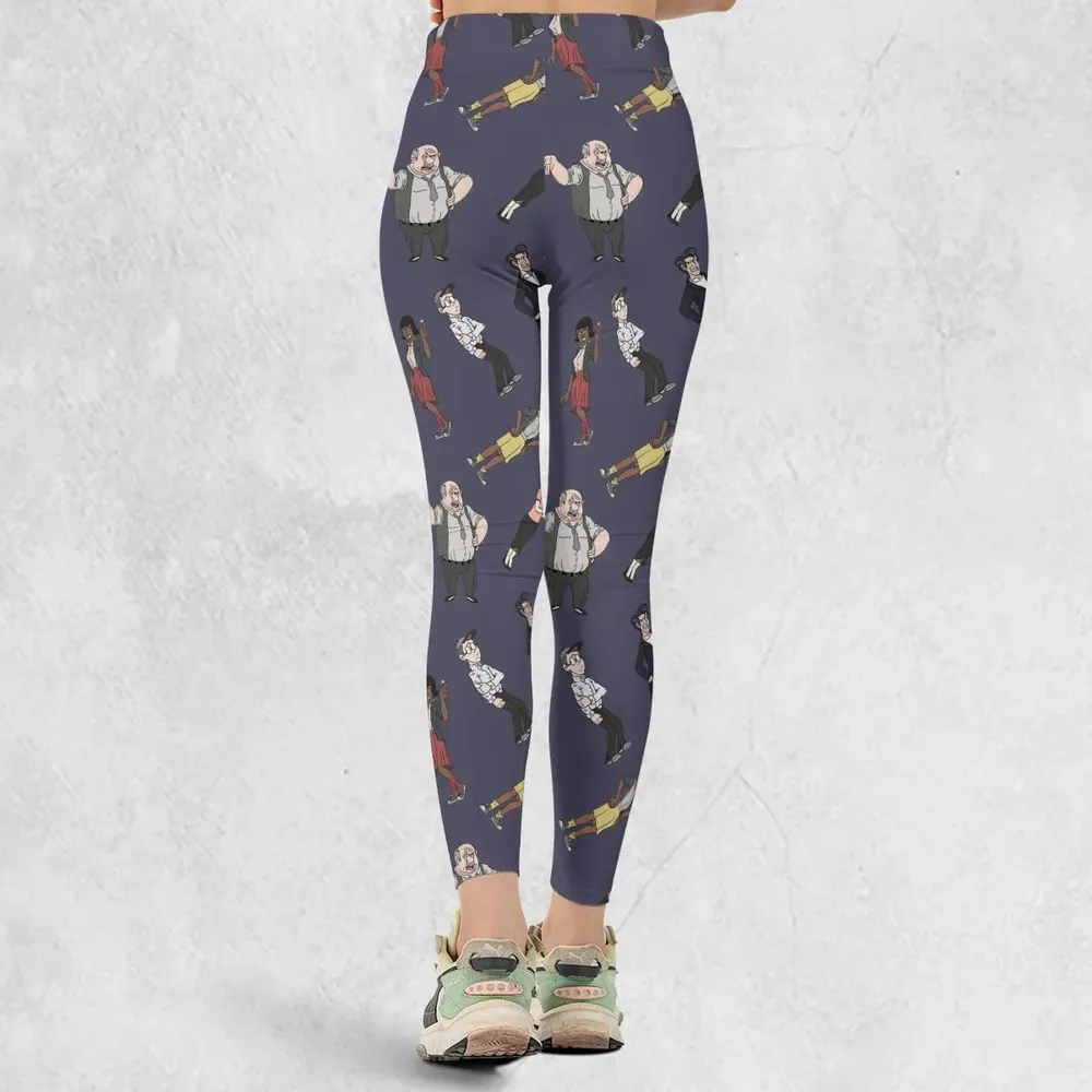 Little Shop Of Horror Characters Legging - 3