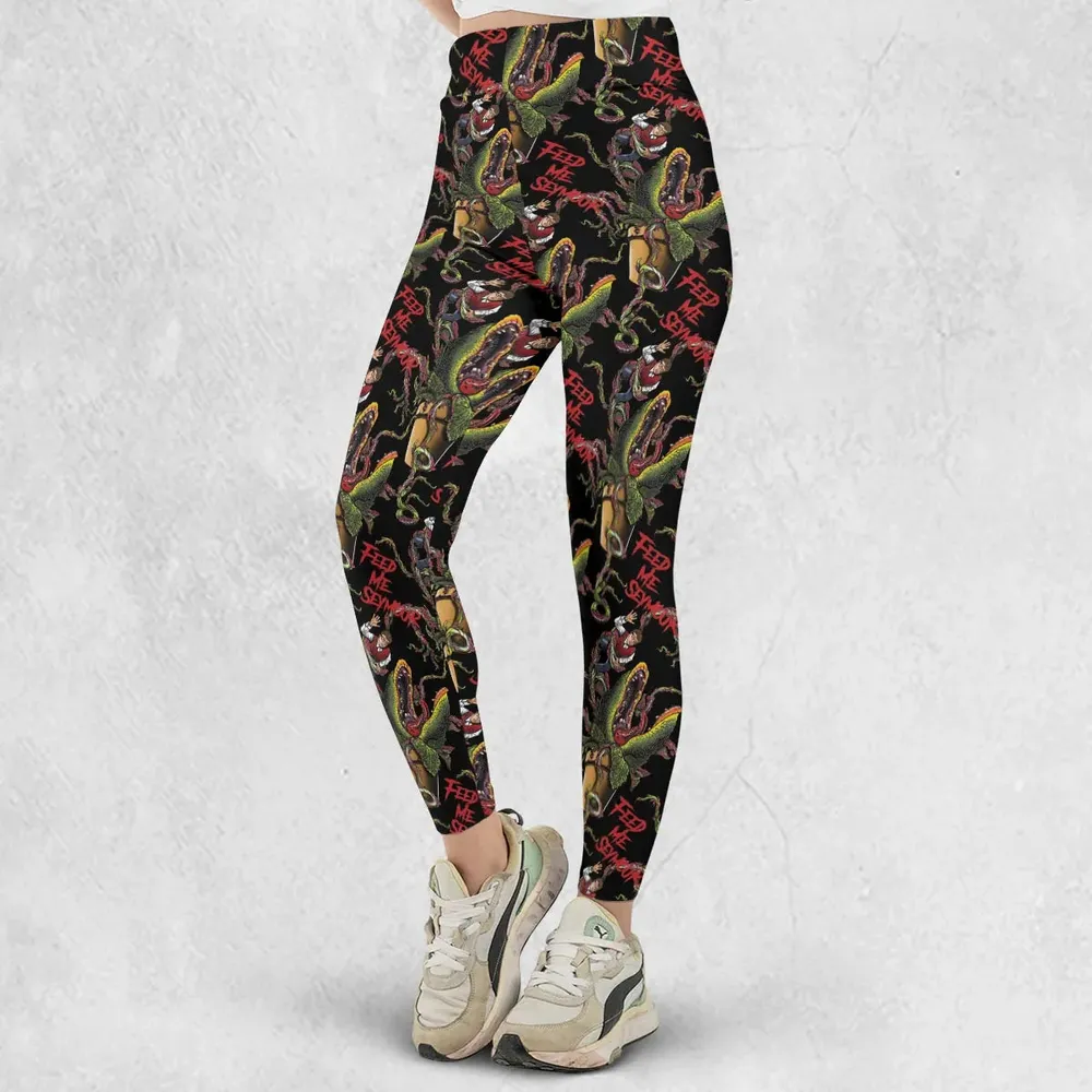 Feed Me Seymour Horror Little Shop Legging - 2