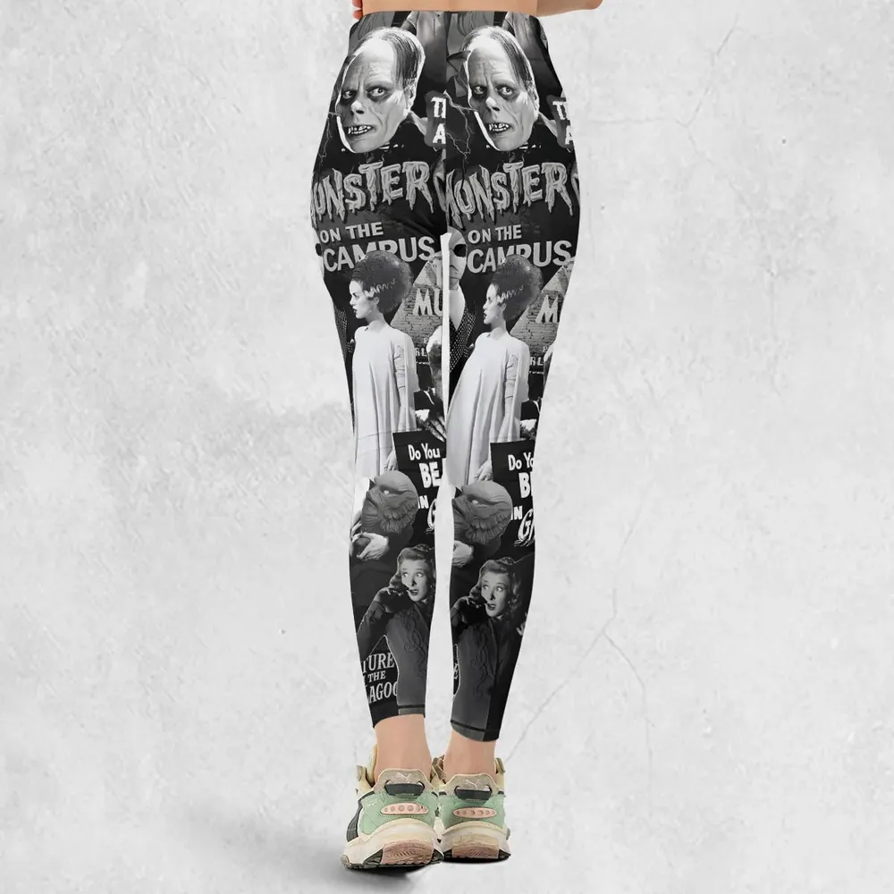 Universal Monsters Pattern Legging - 3