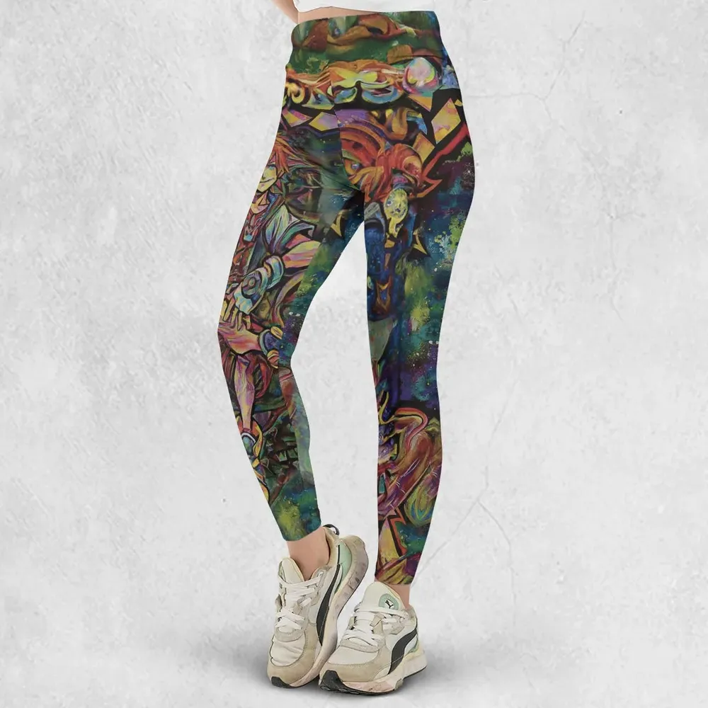 Trippy Sora Kingdom Hearts Legging - 2