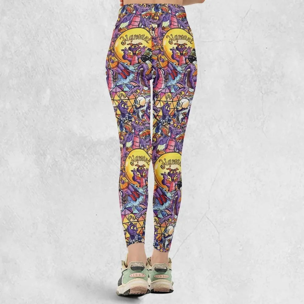 The Cute Dragon Figment Legging - 3