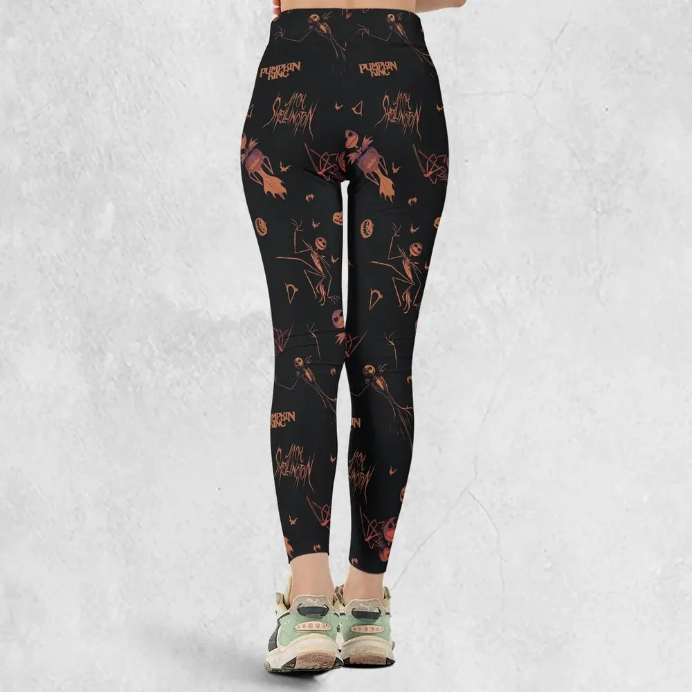 Pumpkin King Jack Skellington Legging - 3