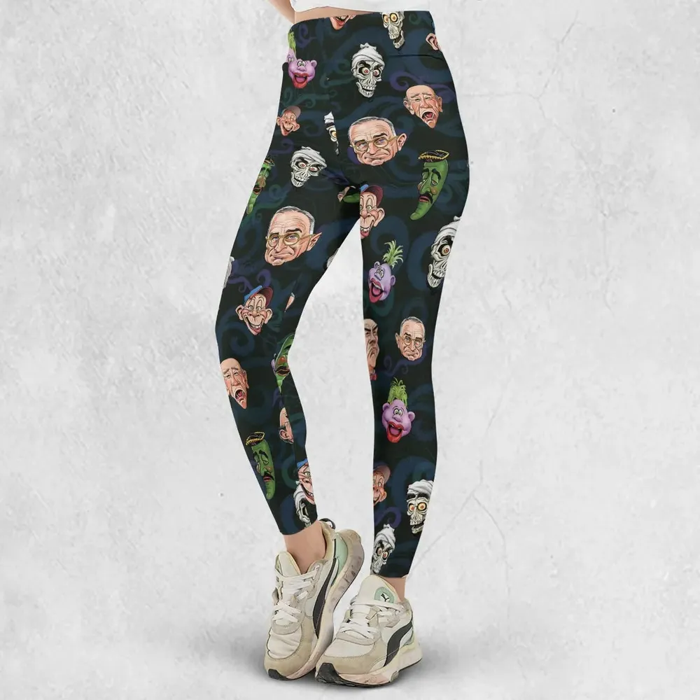 Puppet Comedy Characters Legging - 2