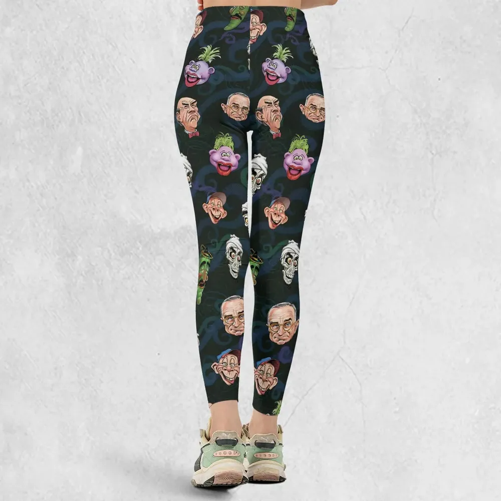 Puppet Comedy Characters Legging - 3