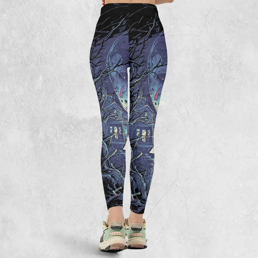 Camp Crystal Chic Friday the 13th Legging - 3