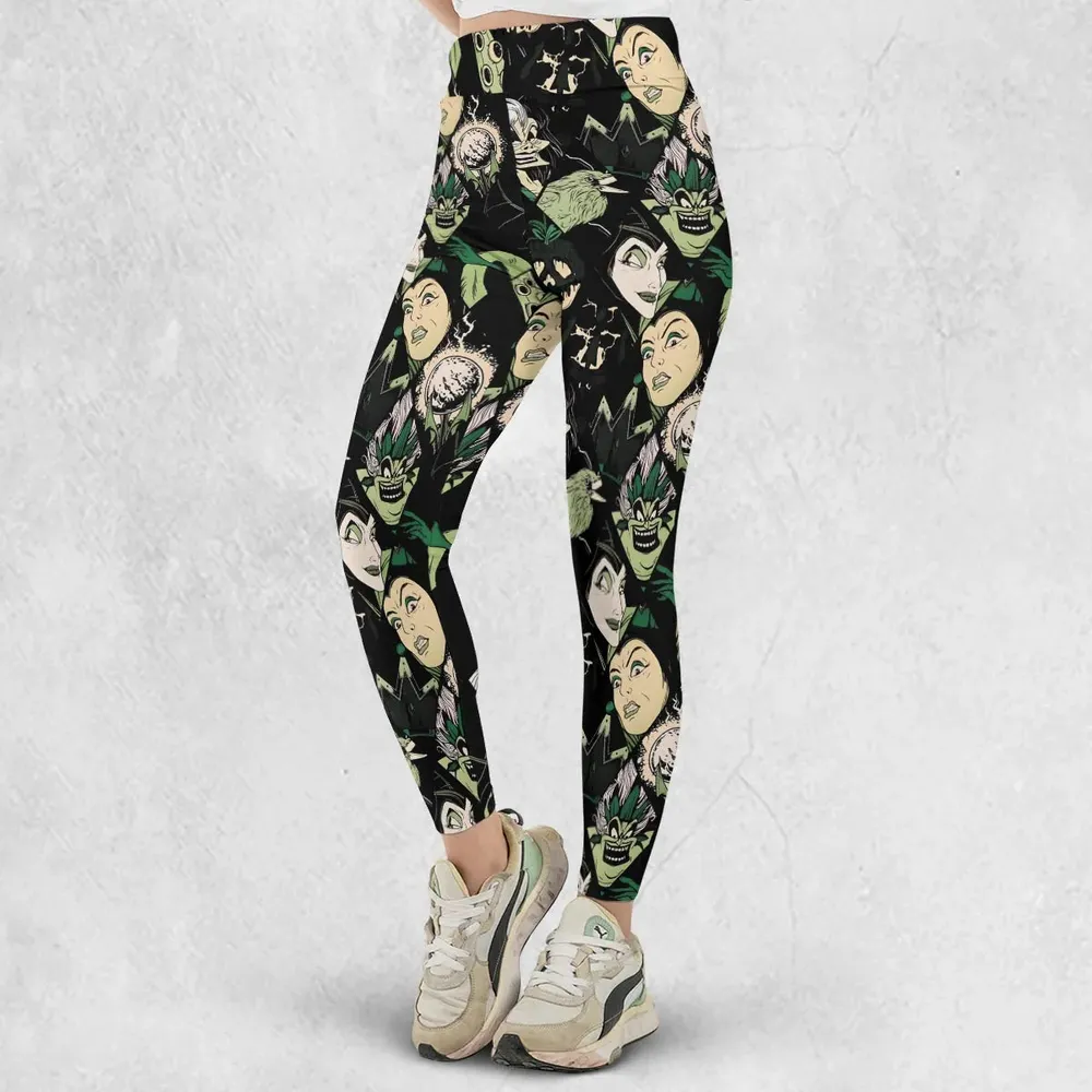 The Villains Pattern Legging - 2
