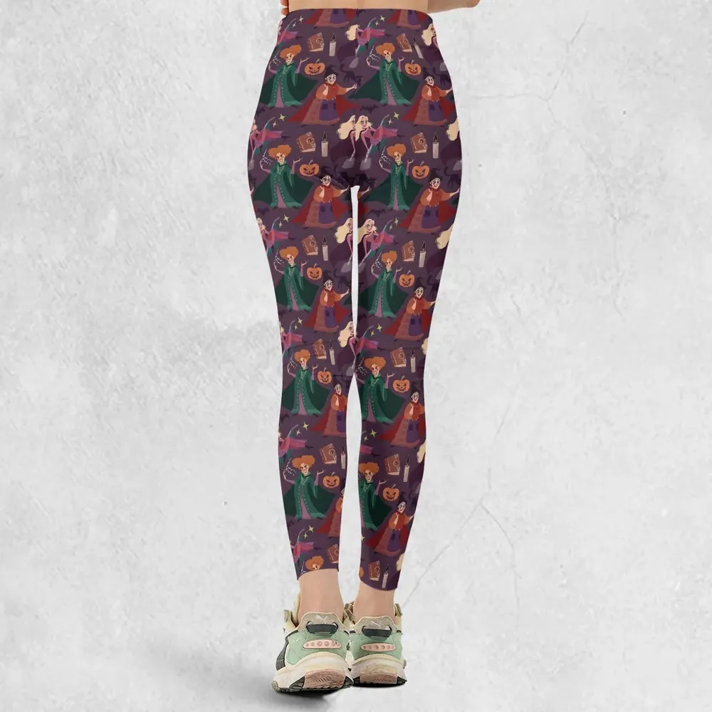 Sanderson Sisters Pattern Legging - 3