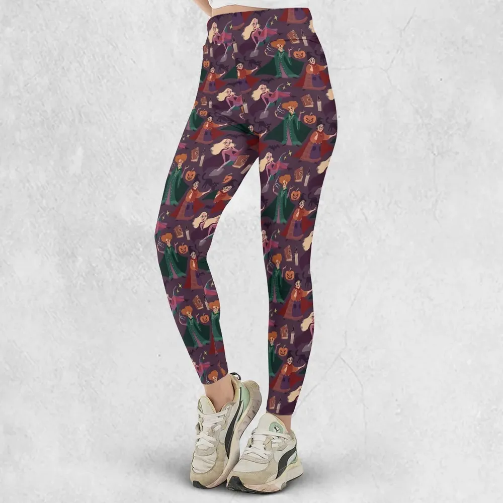 Sanderson Sisters Pattern Legging - 2