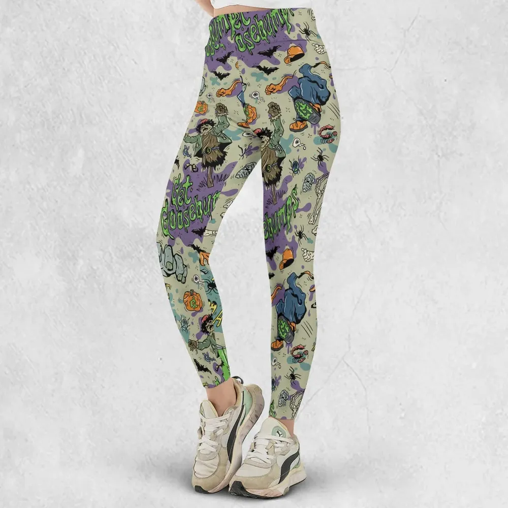 Beware You're In For A Scare Goosebumps Legging - 2