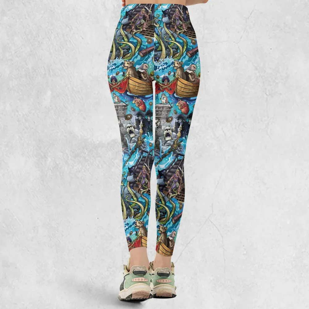 Travel And Fight Pirates of the Caribbean Legging - 3