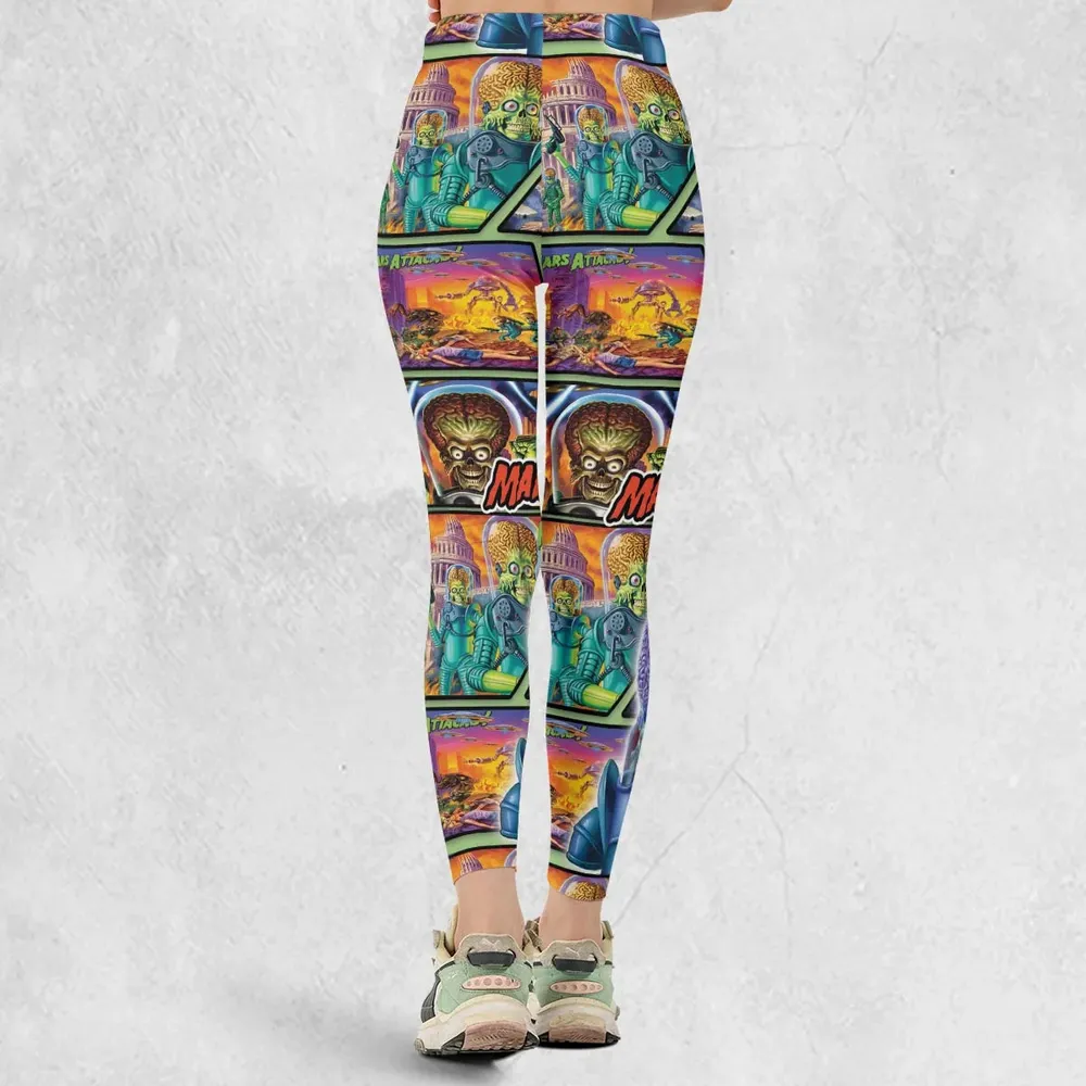 Ack! Ack! Ack! Mars Attacks Legging - 3