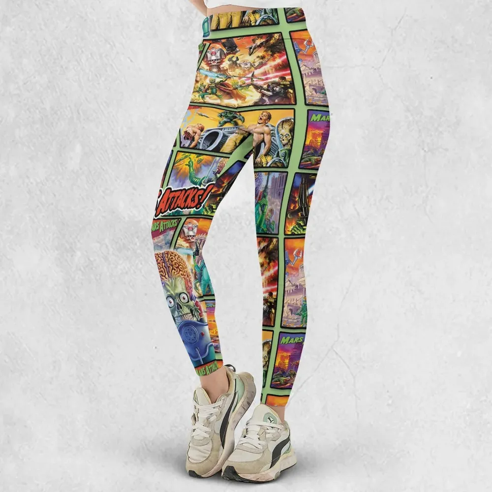 Ack! Ack! Ack! Mars Attacks Legging - 2