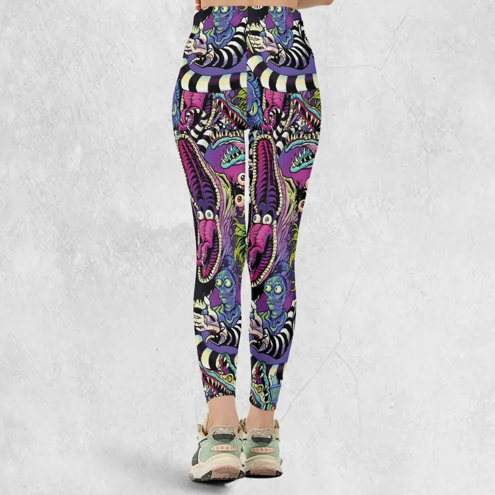 Stay Spooky Beetlejuice Legging - 3