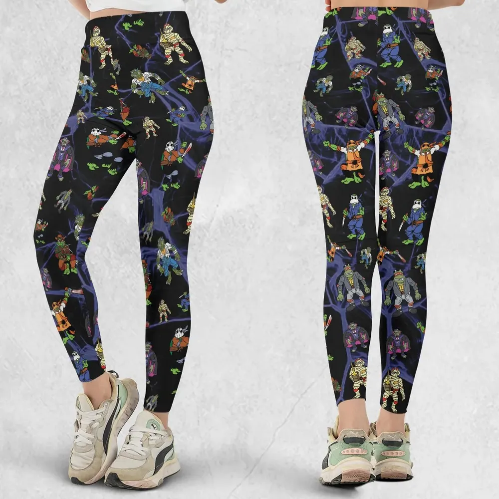 TMNT Universal Monsters And Sewer Slasher Toys Legging - 1