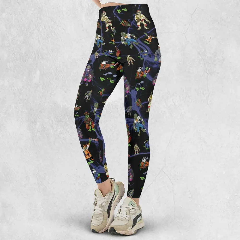 TMNT Universal Monsters And Sewer Slasher Toys Legging - 2