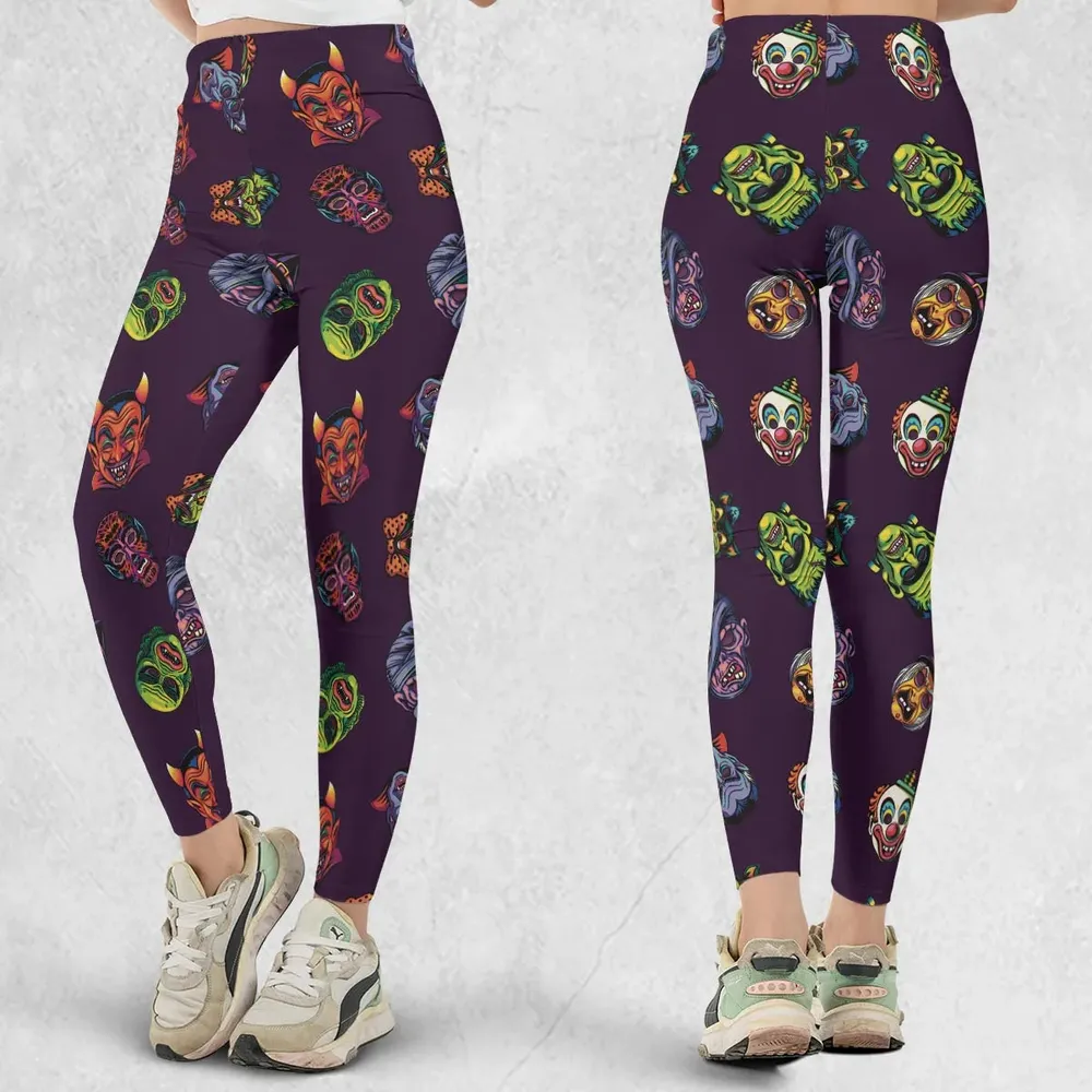 Beast Mode On Monster Masks Legging - 1