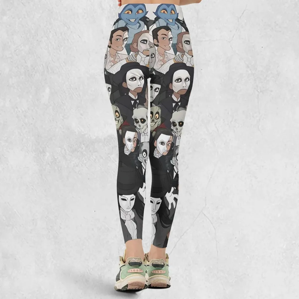 Faces The Phantom of Opera Legging - 3