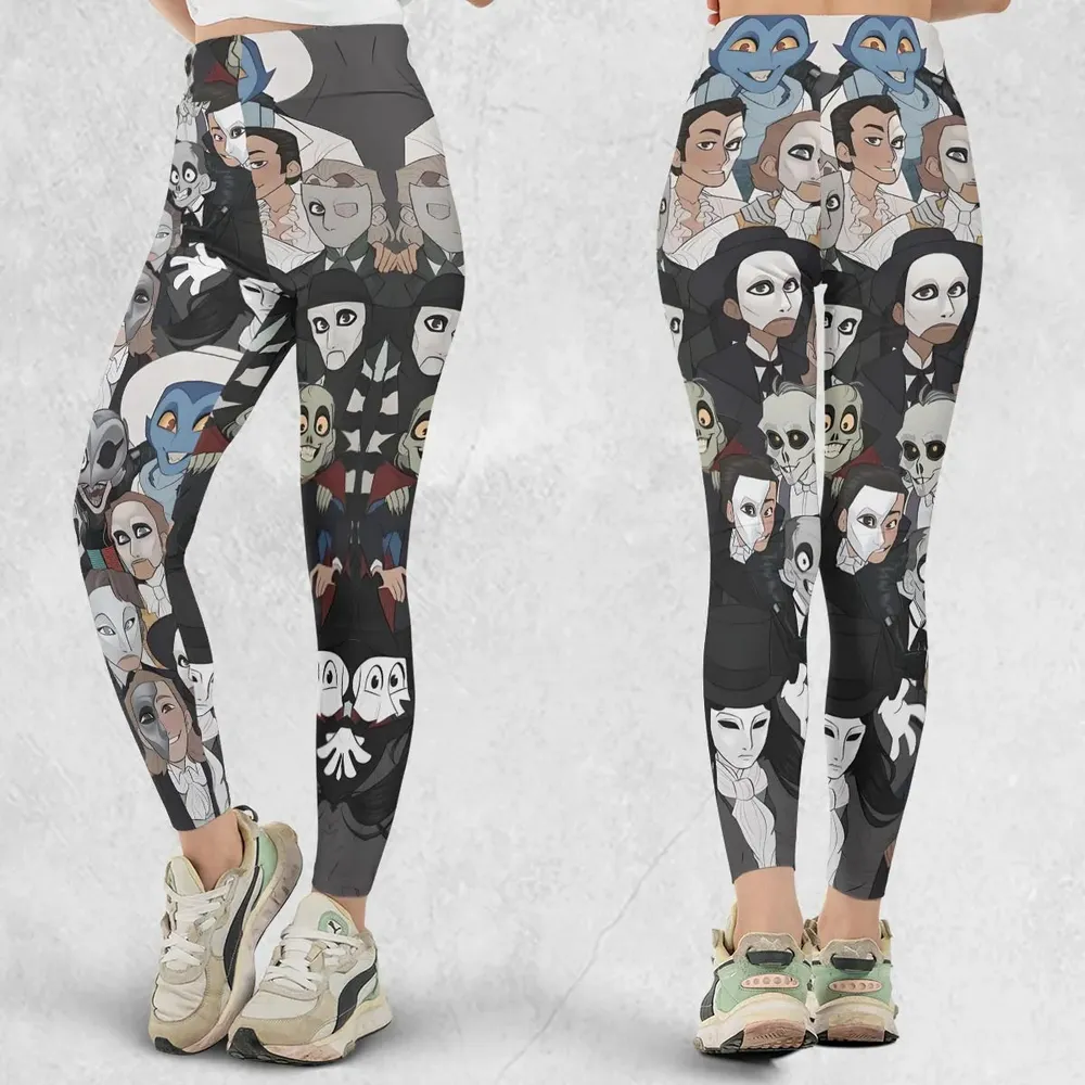 Faces The Phantom of Opera Legging - 1