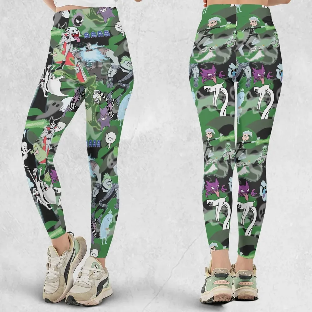 Ghost Cartoon Characters Legging - 1