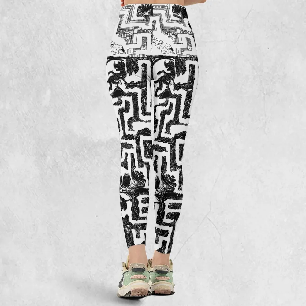 Xenomorph Alien Maze Legging - 3