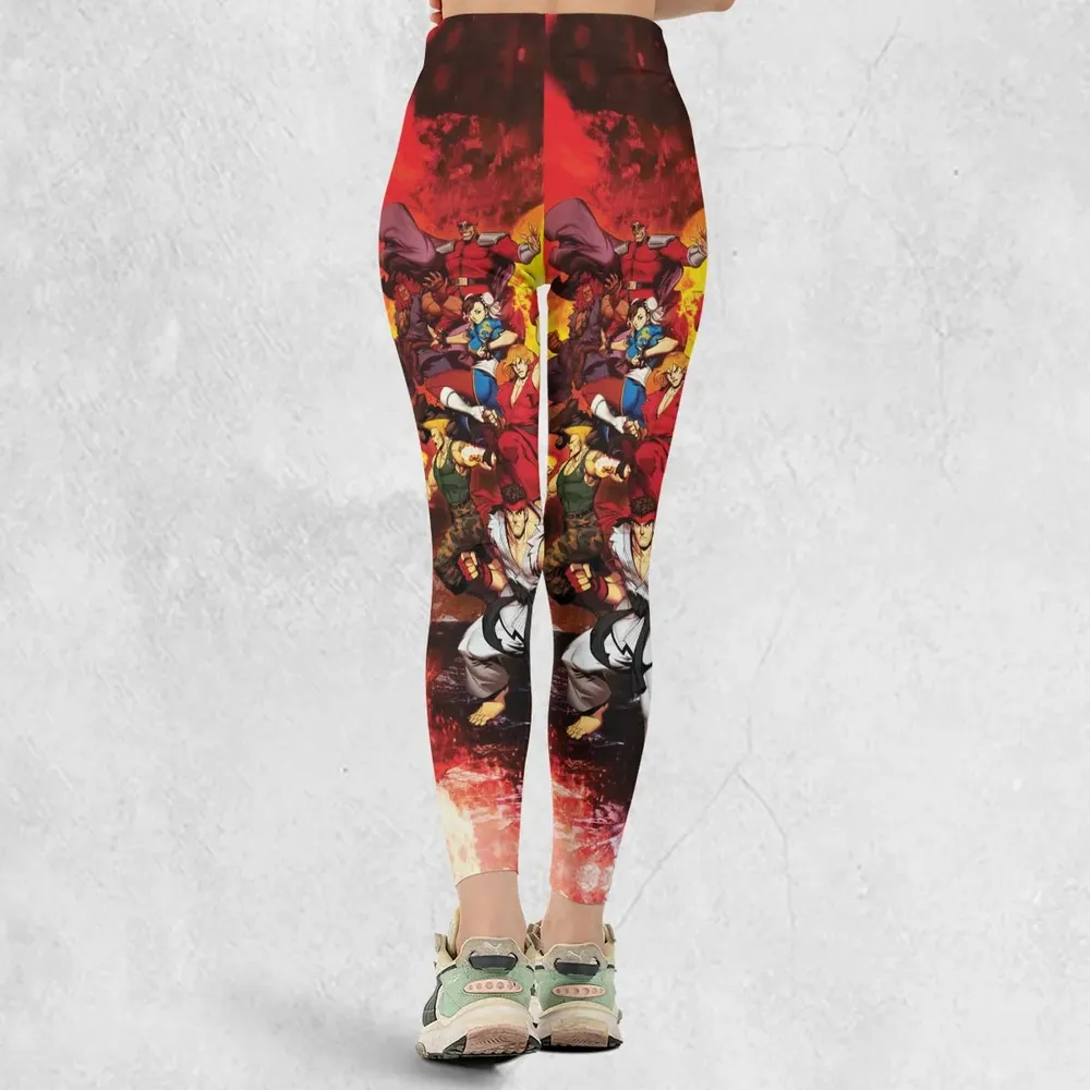 Both Worlds Street Fighter Mortal Kombat Legging - 3