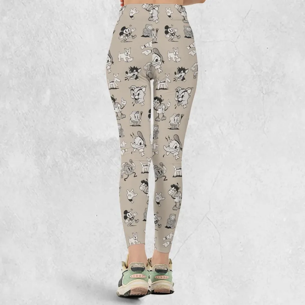 Creepy Toon Friends Legging - 3