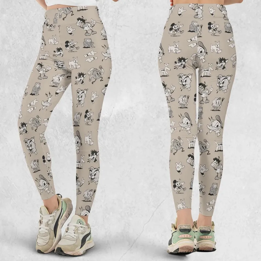 Creepy Toon Friends Legging - 1