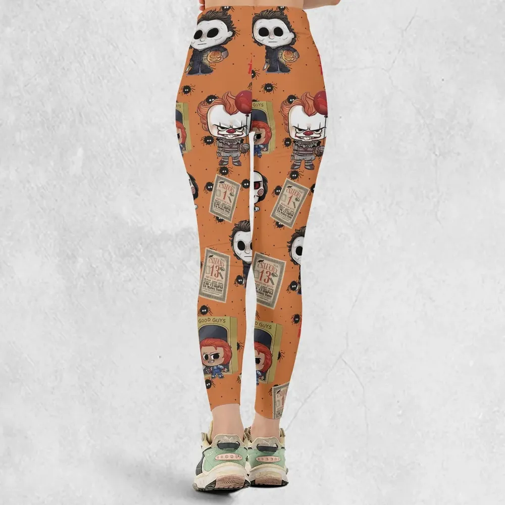 Chibi Horror Characters Legging - 3