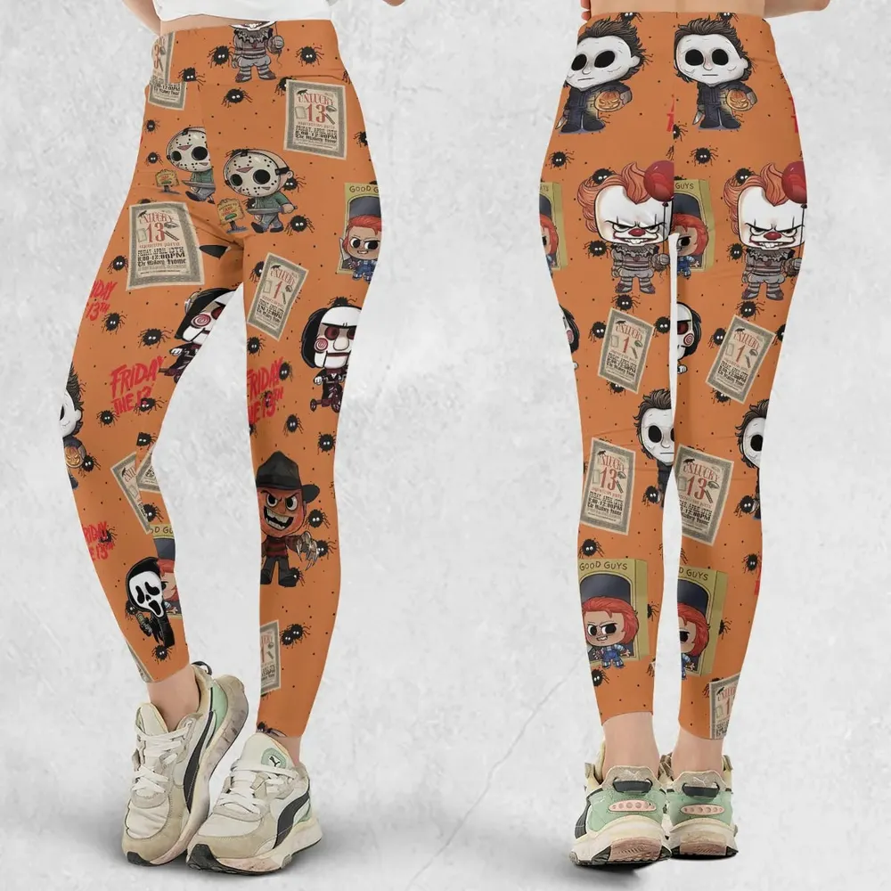Chibi Horror Characters Legging - 1