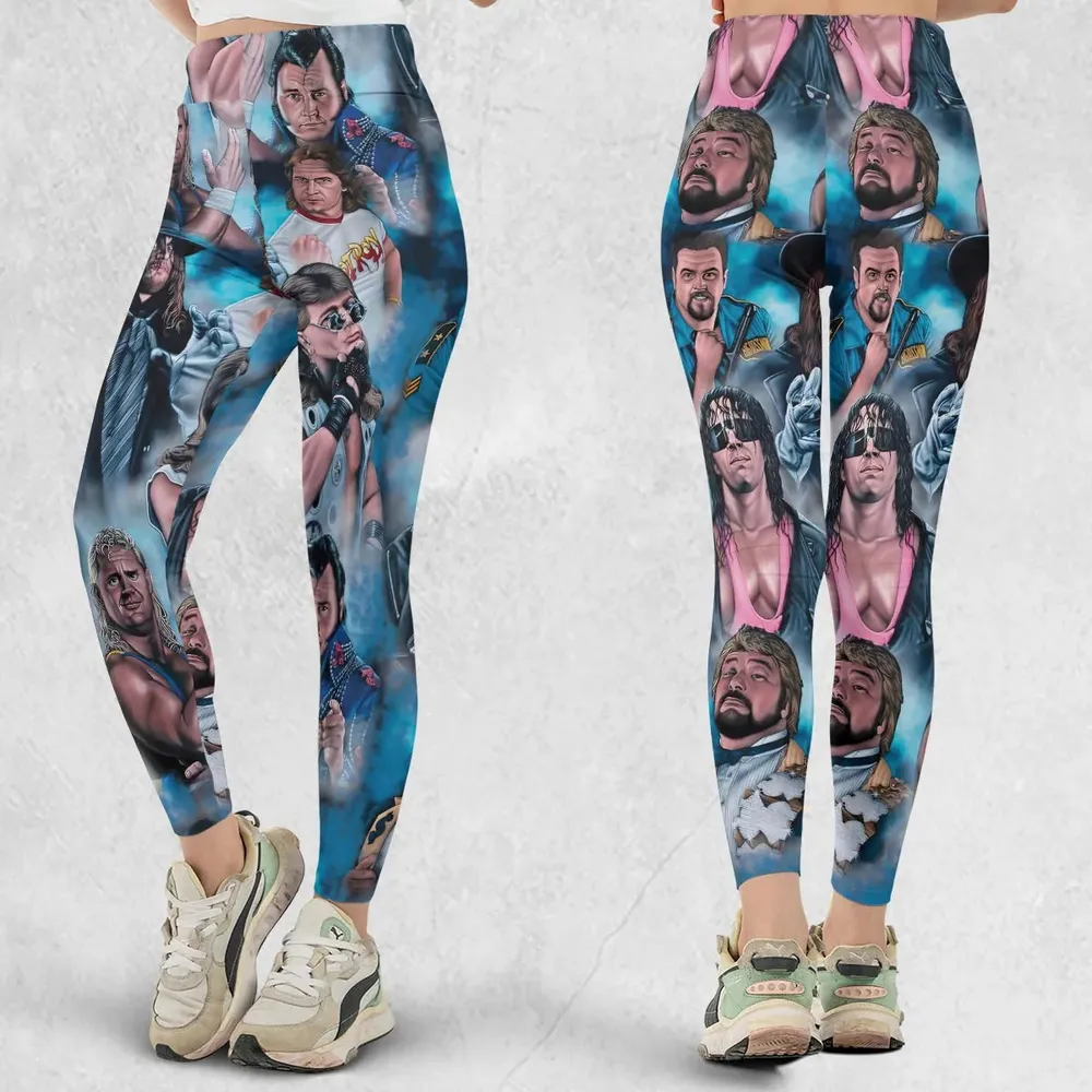 90s Wrestlers Legging - 1