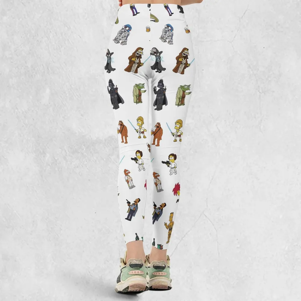 Simpsons Star Wars Mashup Legging - 3