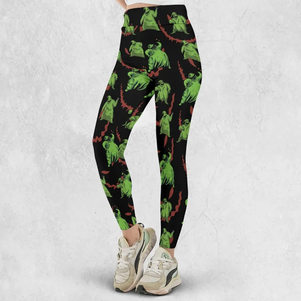 Oogie Boogie Pattern Legging - 2