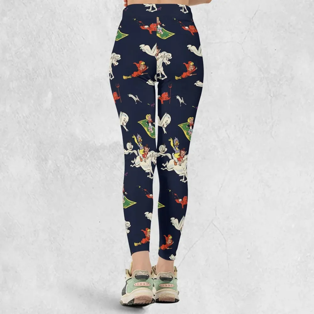 Casper Richie Rich Harvey Comic Characters Legging - 3