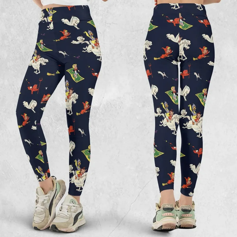 Casper Richie Rich Harvey Comic Characters Legging - 1
