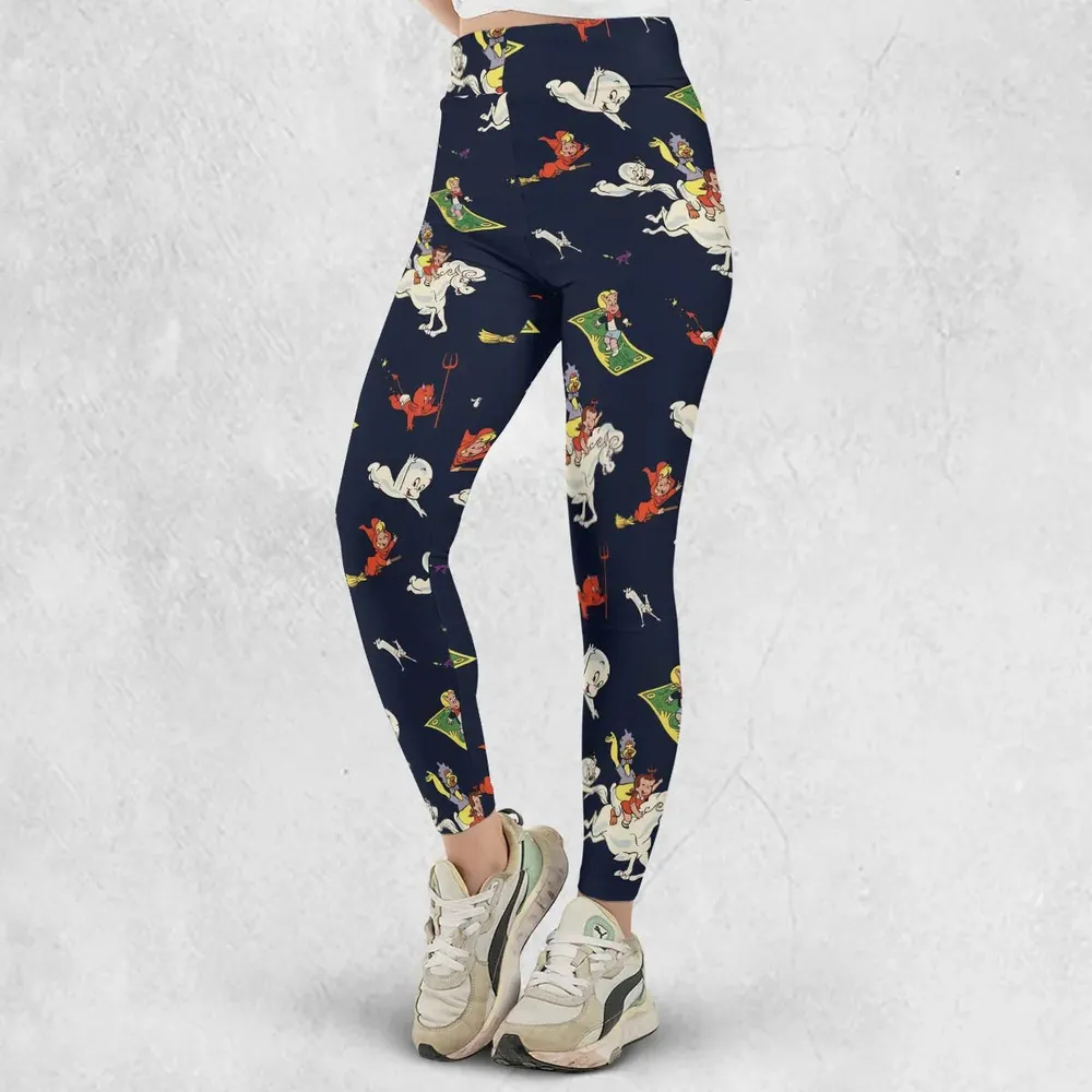 Casper Richie Rich Harvey Comic Characters Legging - 2