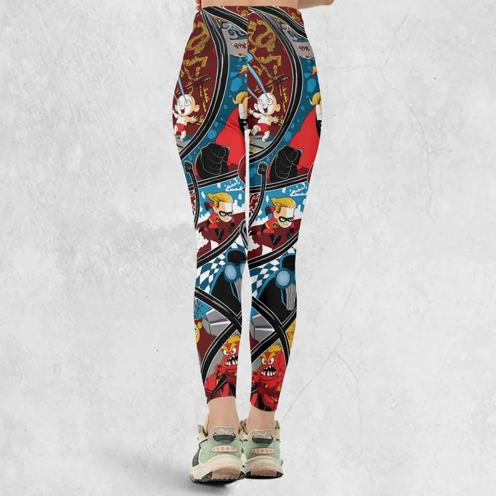 The Incredibles cartoon Legging - 3