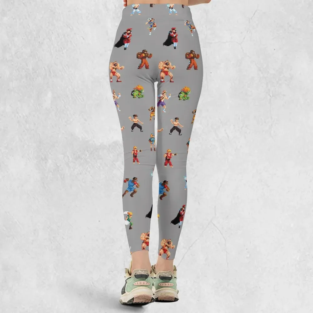 Super Street Fighter II Pixel Legging - 3