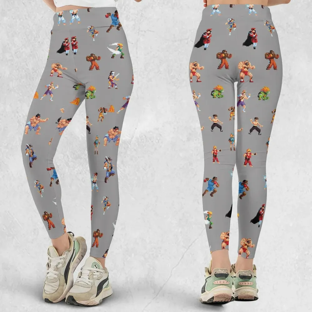 Super Street Fighter II Pixel Legging - 1