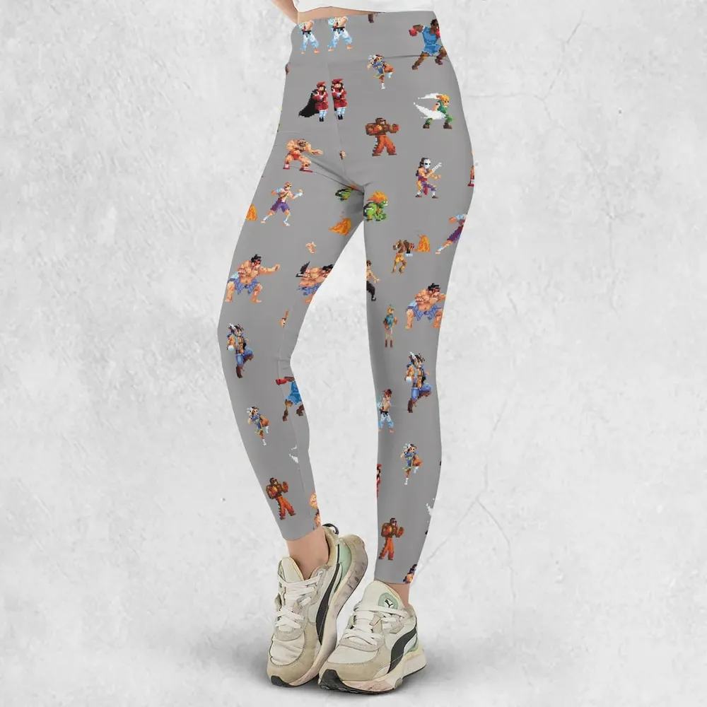 Super Street Fighter II Pixel Legging - 2