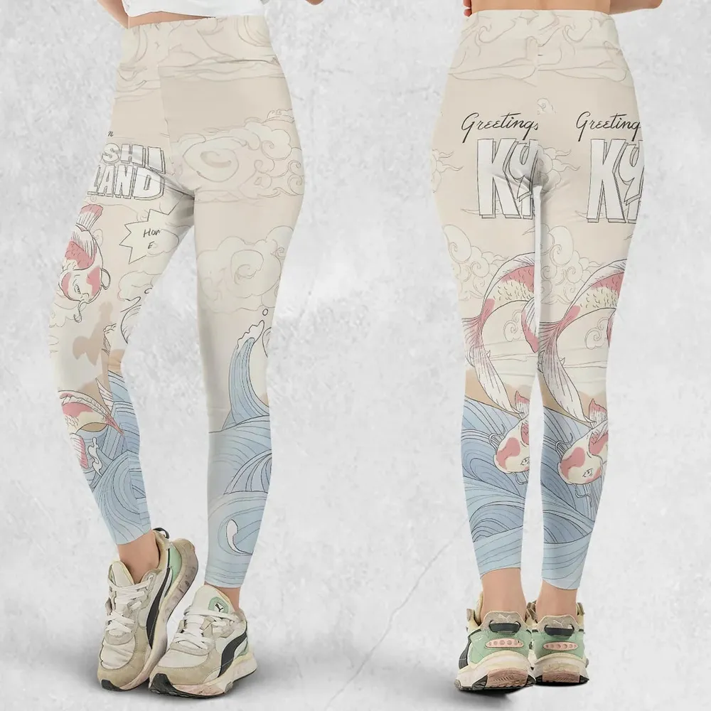 Kyoshi Island Avatar The Last Airbender Legging - 1