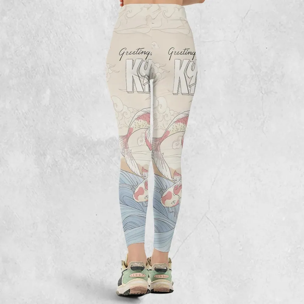 Kyoshi Island Avatar The Last Airbender Legging - 3